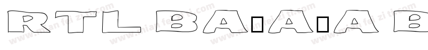 RTL Banana Bold字体转换